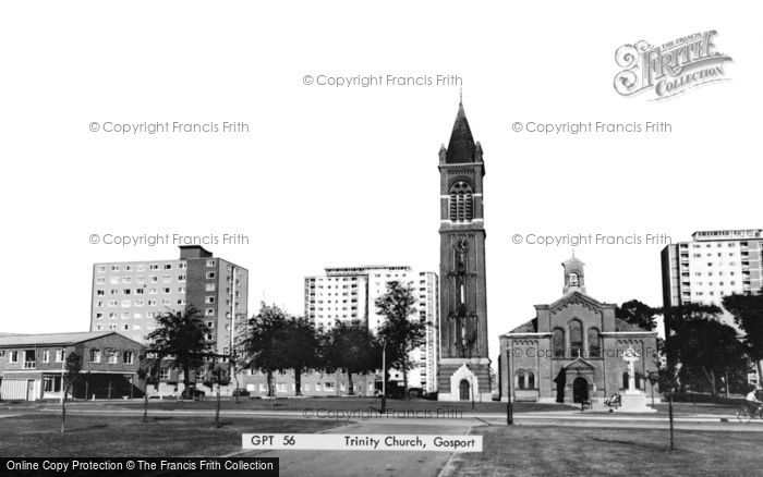 Photo of Gosport, Trinity Church c.1960