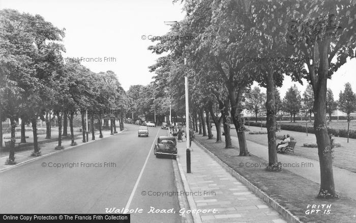 Photo of Gosport, Walpole Road c.1955