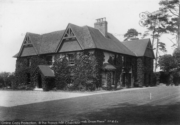 Photo of Goudhurst, Grove Place 1902