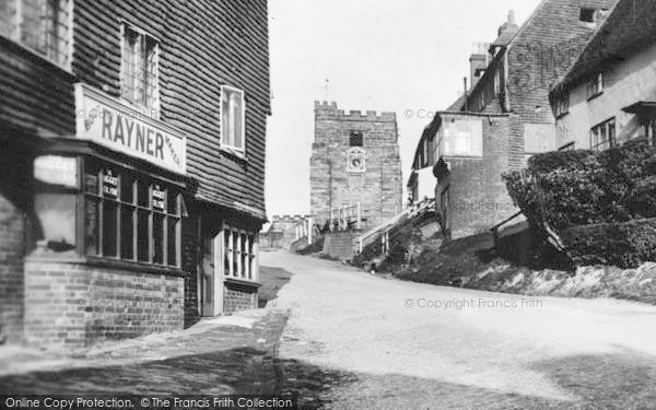 Photo of Goudhurst, Rayner, Boot Maker And The Church 1904