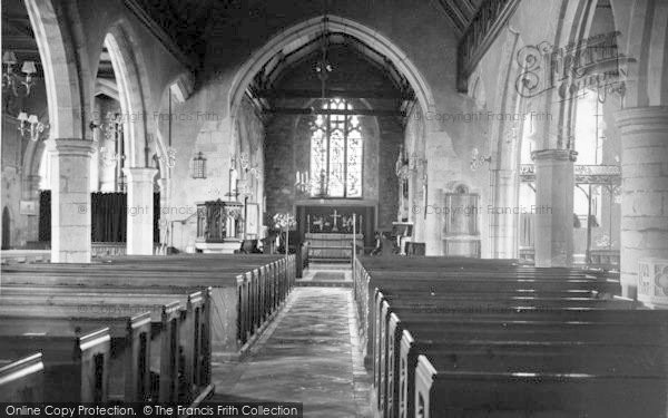 Photo of Goudhurst, St Mary's Church Interior c.1955