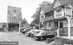 The Church And The Star And Eagle Hotel c.1960, Goudhurst