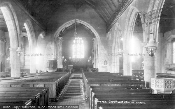 Photo of Goudhurst, The Church Interior 1901