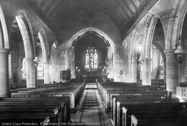 Photo of Goudhurst, The Church Interior 1902