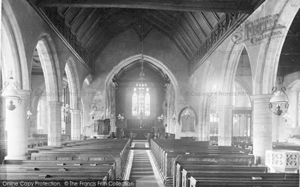 Photo of Goudhurst, The Church Interior 1925