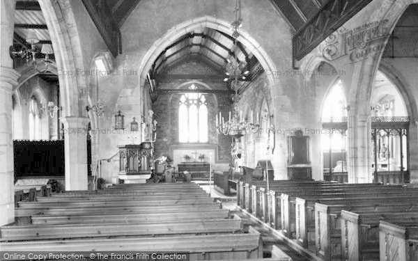 Photo of Goudhurst, The Church Interior c.1960