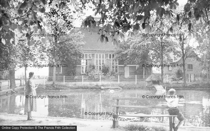 Photo of Goudhurst, The Pond c.1955