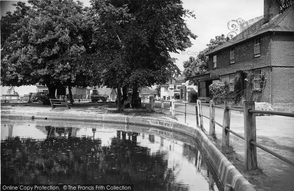 Photo of Goudhurst, The Pond c.1955