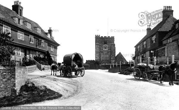 Photo of Goudhurst, The Village And St Mary's Church 1901