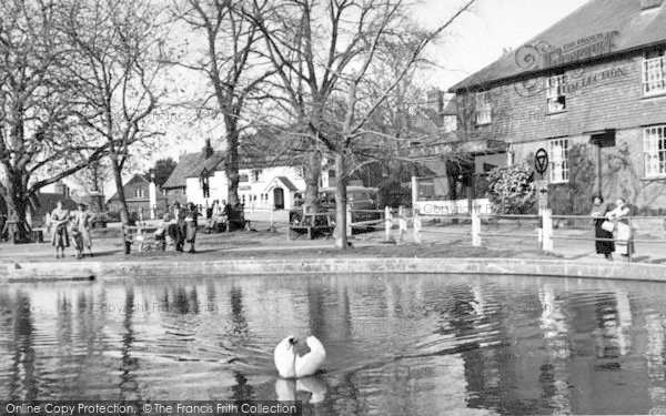 Photo of Goudhurst, The Village Pond c.1955