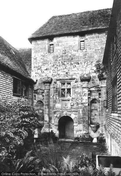 Photo of Goudhurst, Twissenden Manor Courtyard 1904