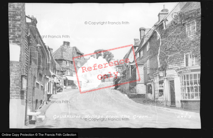 Photo of Goudhurst, Village From The Green c.1955