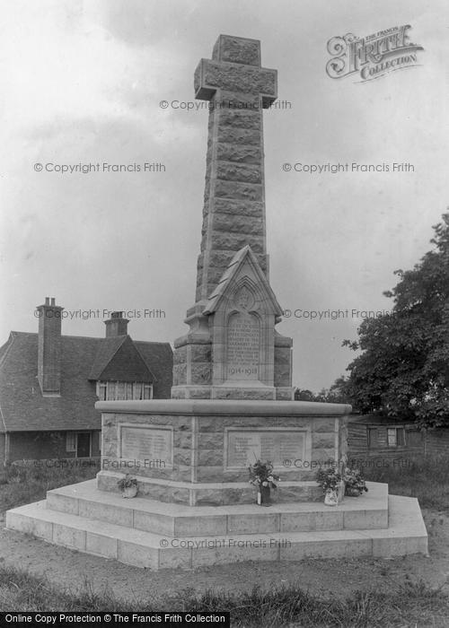 Photo of Goudhurst, War Memorial 1925