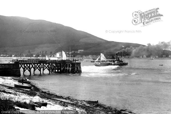 Photo of Gourock, A Steamer Leaving Hunters Quay 1897