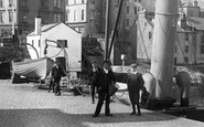 Gourock, Boys on the Quay 1900