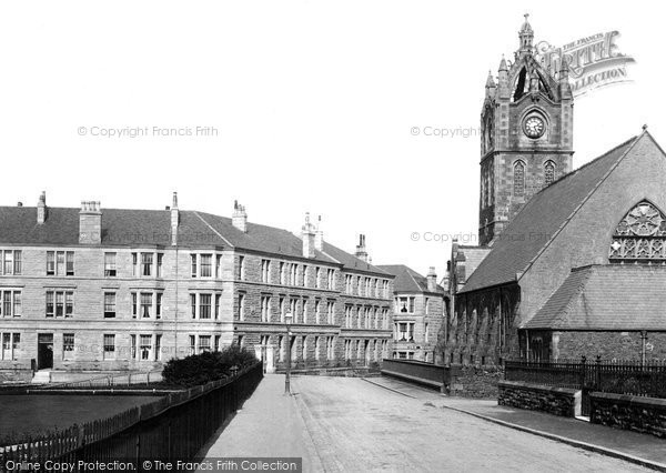 Photo of Gourock, Castle Mansions And Free Church 1900