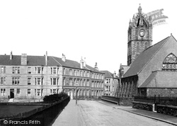 Castle Mansions And Free Church 1900, Gourock