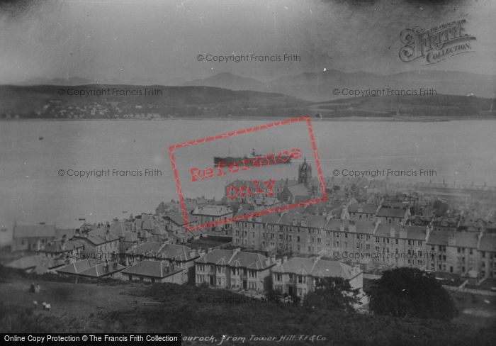 Photo of Gourock, From Tower Hill 1900