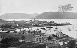 The Town And Harbour c.1895, Gourock