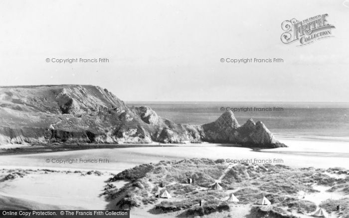 Photo of Gower, Three Cliffs 1937