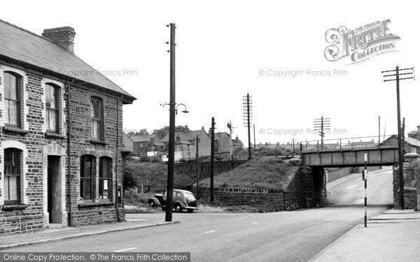 Photo of Gowerton, The Railway Bridge c.1955
