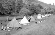 By The Dane, Peter Watson Camping Grounds c.1955, Gradbach