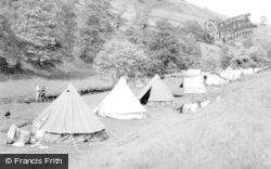 By The Dane, Peter Watson Camping Grounds c.1955, Gradbach
