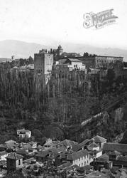 The Alhambra And Sierra Nevada c.1880, Granada