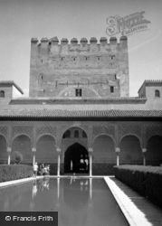 The Alhambra, Court Of The Myrtles 1960, Granada