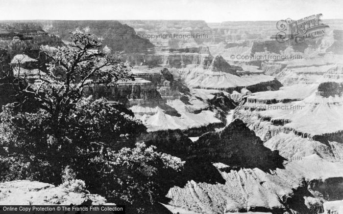 Photo of Grand Canyon, A Glimpse Of The Colorado River From The Rim Road c.1930
