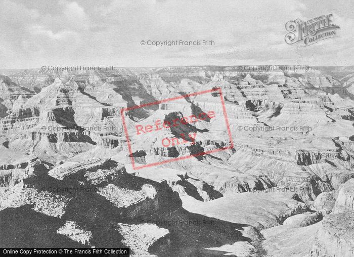 Photo of Grand Canyon, A View Of ''the Battleship'' From El Tovar c.1930