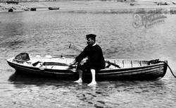 Grange-Over-Sands, A Boatman 1912, Grange-Over-Sands