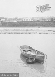 Grange-Over-Sands, Boat On The Beach 1912, Grange-Over-Sands
