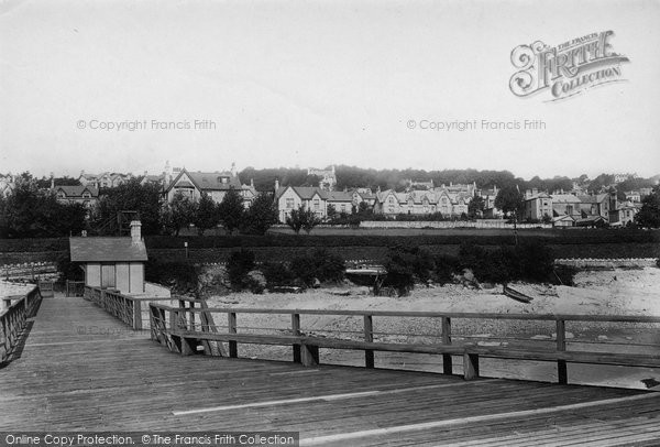 Photo of Grange Over Sands, Clare House Pier 1896