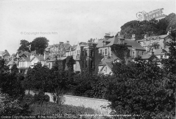 Photo of Grange Over Sands, From Ornamental Grounds 1901
