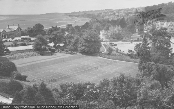 Photo of Grange Over Sands, Frrom The Grange Hotel 1934