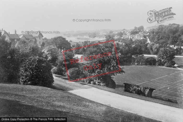 Photo of Grange Over Sands, Hotel Grounds 1888