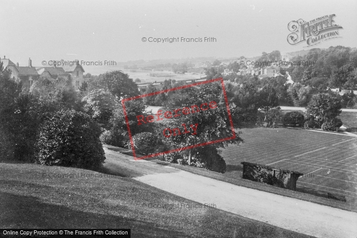 Photo of Grange Over Sands, Hotel Grounds 1888