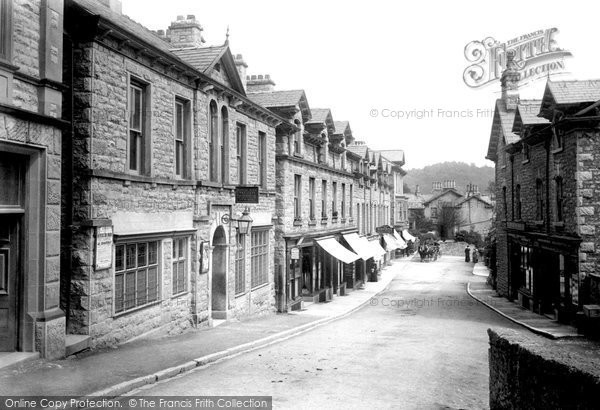 Photo of Grange Over Sands, Main Street And The Institute 1894