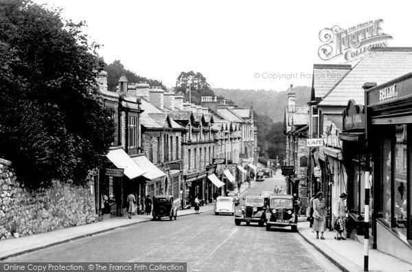 Photo of Grange Over Sands, Main Street c.1955