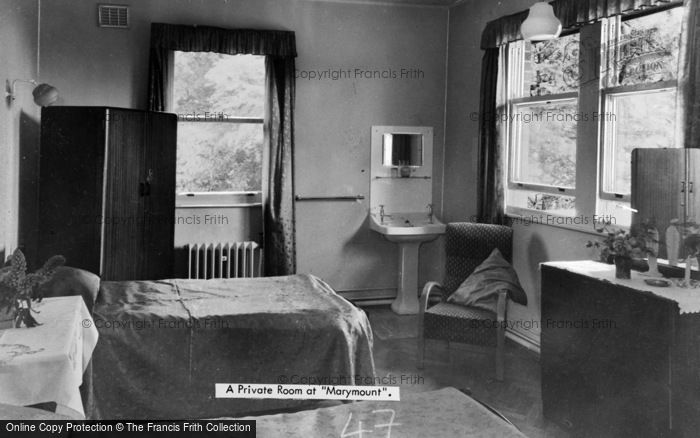 Photo of Grange Over Sands, Marymount Nursing Home, A Private Room c.1955
