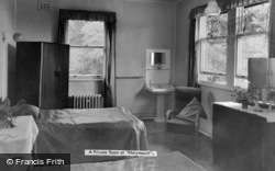 Grange-Over-Sands, Marymount Nursing Home, A Private Room c.1955, Grange-Over-Sands
