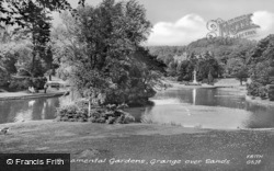Grange-Over-Sands, Ornamental Gardens c.1955, Grange-Over-Sands