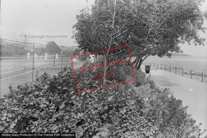 Photo of Grange Over Sands, Promenade And Tennis Courts 1921