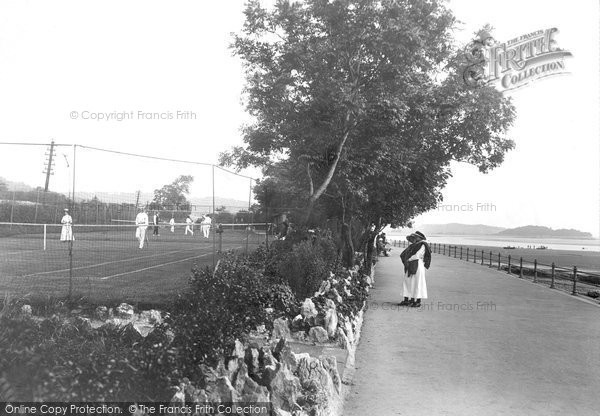 Photo of Grange Over Sands, Promenade Tennis Courts 1914