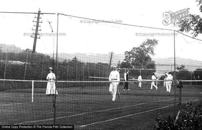 Photo of Grange Over Sands, Promenade Tennis Courts 1914