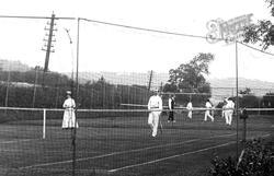 Grange-Over-Sands, Promenade Tennis Courts 1914, Grange-Over-Sands