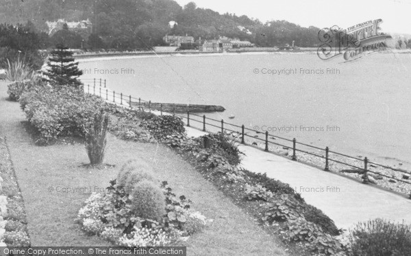 Photo of Grange Over Sands, Rockery Gardens And Promenade c.1955