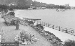 Grange-Over-Sands, Rockery Gardens And Promenade c.1955, Grange-Over-Sands