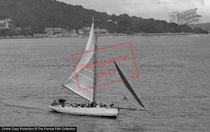 Photo of Grange Over Sands, Sailing Boat 1921